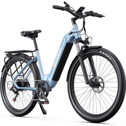 ONESPORT WT05 27,5  Stads E-bike, 36V 18,2Ah Batterij blauw