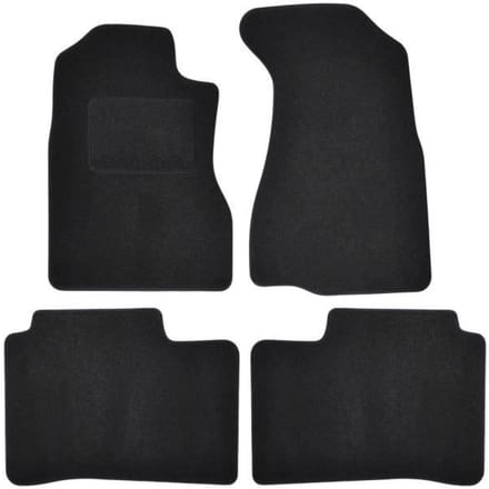 Vloermatten - HONDA - CR-V - Zwart velours - 3 stuks - Nauwkeurige pasvorm