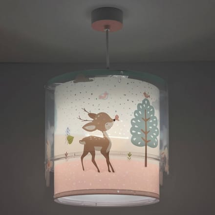 Dalber kinderkamer hanglamp LOVING DEER, met ree-motief