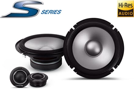 Alpine S2-S65C - Autospeaker - 16,5cm composet - 2 weg - 80 Watt RMS - 165mm luidsprekers
