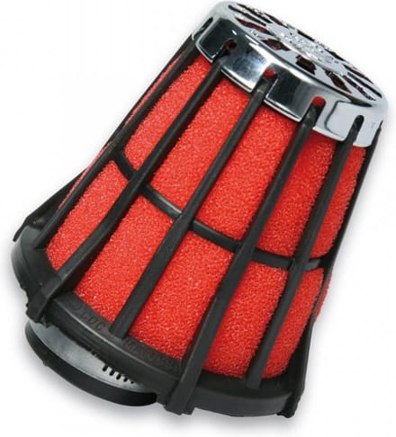 luchtfilter malossi rood filter e5 recht d 38mm voor scooter motorfiets nieuw