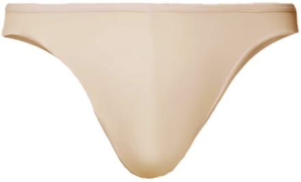 HOM PLUMES Micro Slip Beige Polyamide En Elastaan - L