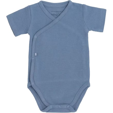 Baby's Only Rompertje Pure - Vintage Blue - 56 - 100% ecologisch katoen - GOTS