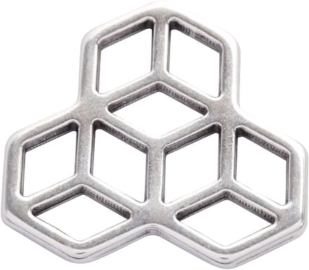 Sieraden hanger, d 30 mm, verzilverd, 1 stuk