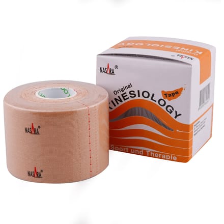 Nasara Kinesiologytape - 5 meter x 5 cm - beige