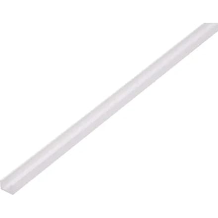 Alberts U-profiel - Pvc Wit - 8,7x6,2x1,2mm 1m