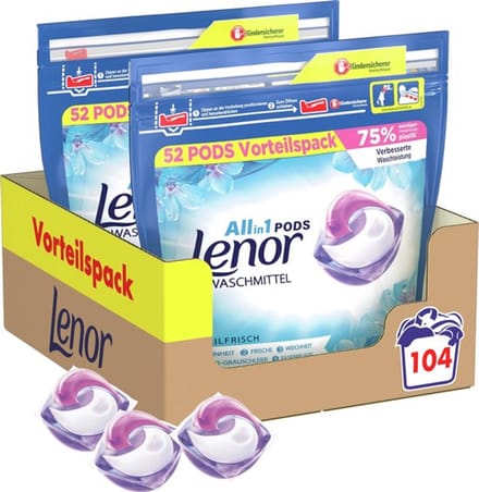 Lenor All-In-One Pods Aprilfris 104pods