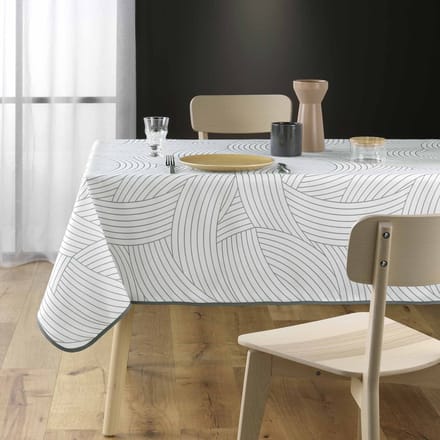 Polyester tafelkleed met print LINEA, 150 x 200 cm