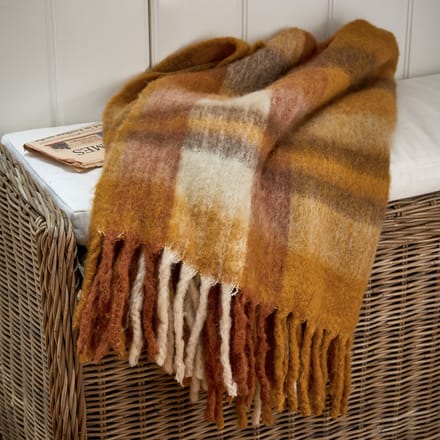 LOBERON Plaid Alborg oranje