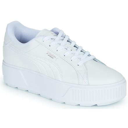 PUMA Karmen L Dames Sneakers - Puma White-Puma White-Puma Silver