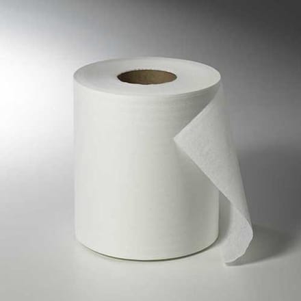 1x 6 Universele poetsrollen met centrale afrolling Ø 19 cm · 320 m x 20 cm hoogwit 842 Abrisse à 38 cm Hülse Ø 7 cm