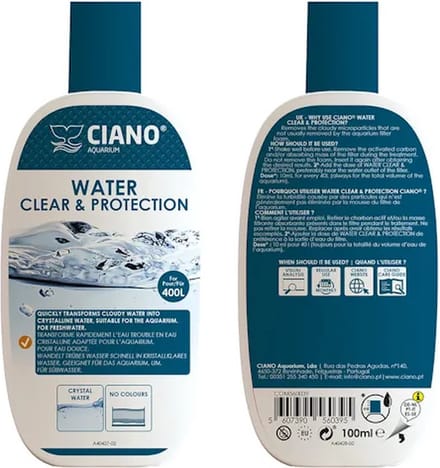 Ciano - Waterbehandeling - Clear & Protection - Aquarium - 100ml