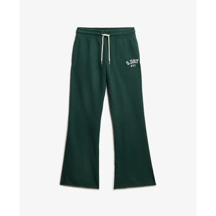 Vrouwelijke geborduurde flare joggingbroek Superdry Athletic