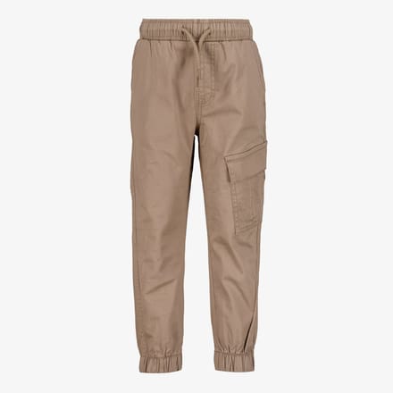Unsigned jongens twill cargo broek bruin - Maat 92