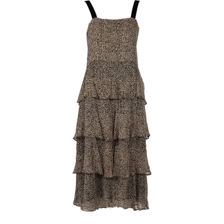 PINKO Preferire 1 Abito Fil Coupe Brown/black Größe: 38 | Midikleider Outlet | Damen | Braun