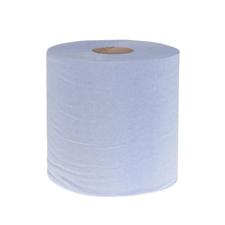 Jantex blauwe centrefeedrollen 1 laags 285 m (6 stuks)