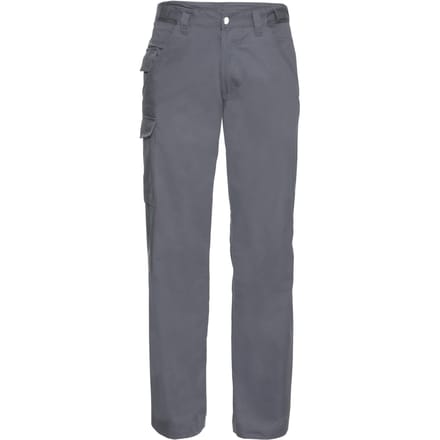 Russell Werkkleding Heren Polycotton Twill Broek / Broek (Regular) (Konvooi Grijs)