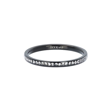 iXXXi Vulring Zirconia Crystal Zwart | Maat 16
