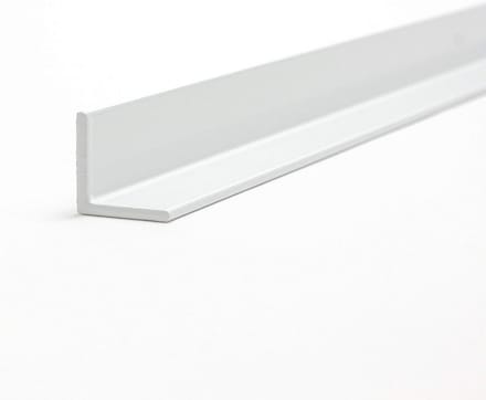 Aluminium Hoekprofiel Wit RAL 9016 Glanzend - 30x20x2mm - 2 Meter