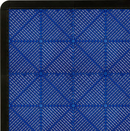 Geventileerde kliktegels - blauw - 3,2m x 6m - 120-delig antislip