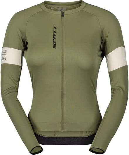 Scott Jersey Woman Endurance PRO LS Hay gn/co