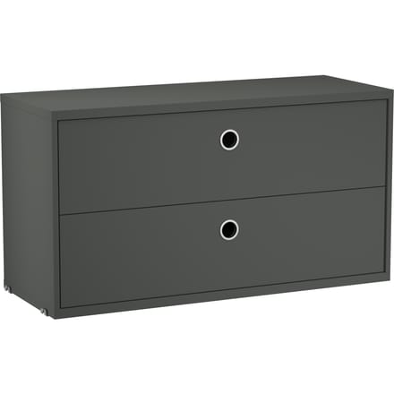 String Furniture Ladeblok - dark grey - 78 x 42 x 30 cm
