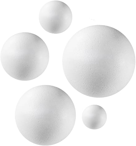 Rayher hobby materialen Piepschuim ballen - Knutselpakket 5 stuks - DIY