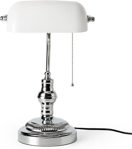 CRLYN® Notarislamp - Bankierslamp - Bureaulamp - Wit