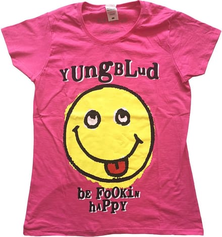 Yungblud - Raver Smile Dames T-shirt - M - Roze