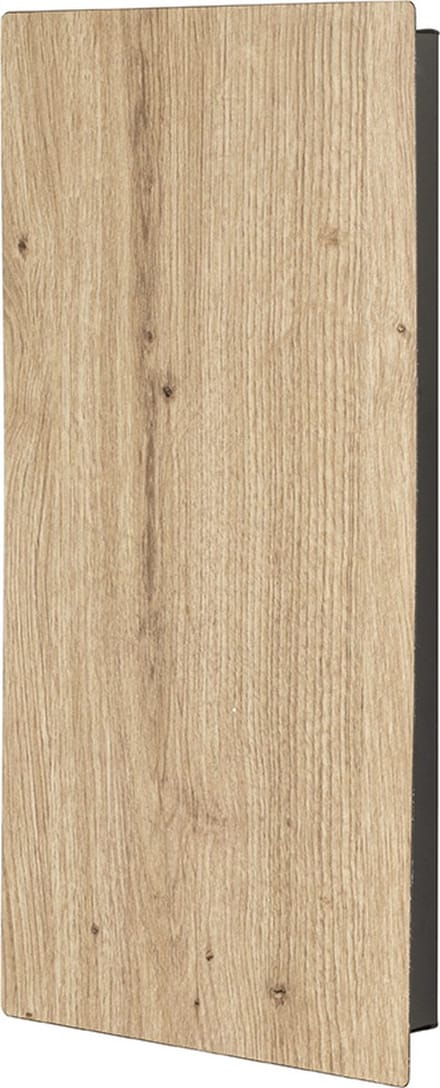 Sleutelkast – Zwart metaal met eikenhouten decor – 11 haken – Stijlvol ontwerp