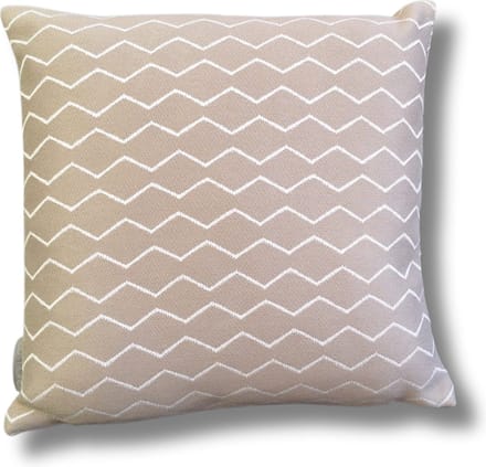 Luxe buitenkussen Zigzag - Colmore - taupe - 40x40 - Natural