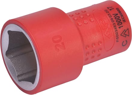 SW-Stahl 05520L-20 dopsleutelinzet, 10 mm (3/8") aandrijving 20 mm