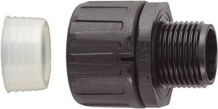 HellermannTyton 166-21604 HGL28-S-M25 Slangbevestiging Zwart M25 22.80 mm Recht 1 stuk(s)