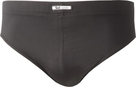 Set -Look heren heup slip microfiber 1378 - Mannen onderbroek - Zachte tailleband - Zwart / XL