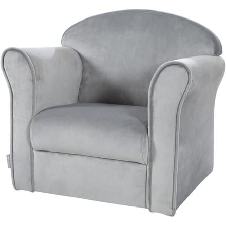 Roba Kinderfauteuil Lil Sofa Junior 43 Cm Fluweel Grijs