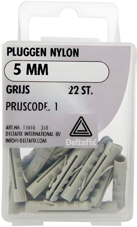 Deltafix - Pluggen 7mm nylon 6.6 50st
