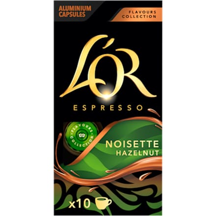 Flavours espresso caps hazelnut