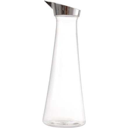 Bouteille de Jus Transparente en Acrylique 1,4L Bouteille de Jus Transparente Pichet à Eau Pichet à Jus avec Couvercle white