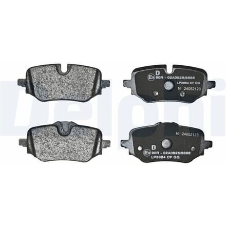 Remblokset, schijfrem DELPHI LP3884