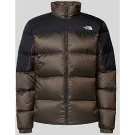 regular fit gewatteerd jack met opstaande kraag