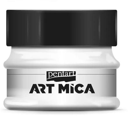 Pentart mica pigment poeder parelmoer 9gr - creatieve glans.