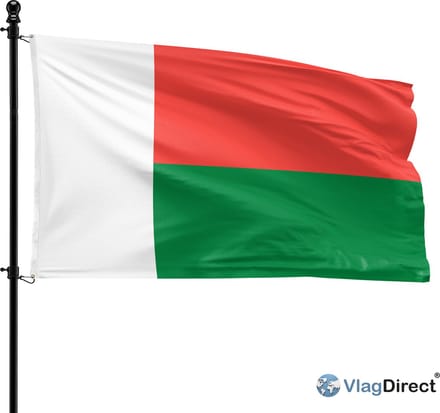 VlagDirect - Malagassische vlag - Madagaskar vlag - 90 x 150 cm