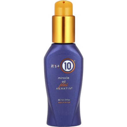C'est un 10, Huile Miracle, Plus Kératine®, 3 fl oz (88,7 ml) blue