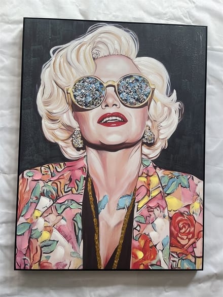 Schilderij Marilyn Monroe 90x120cm