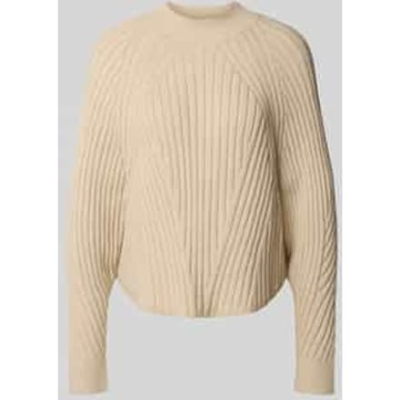 Gebreide pullover met ribboorden, model 'Touann'