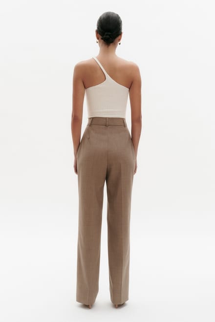 BENU gebreide crèmekleurige dames top