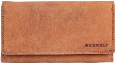 Lederen portemonnee Burkely Stacey Multi Wallet L cognac