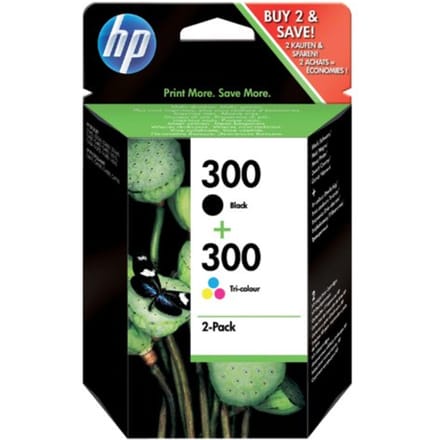 Inktcartridge hp cn637ee 300 zwart + kleur