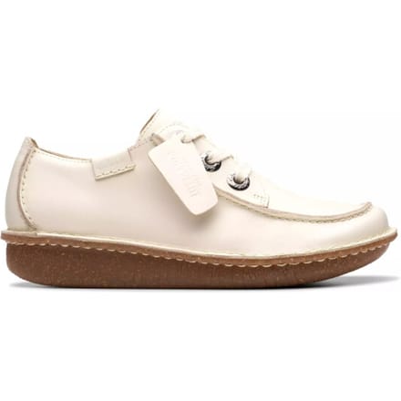 Clarks Funny Dream - dames veterschoen - Wit - maat 35.5 (EU) 3 (UK)