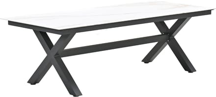 Garden Impressions Marbella Tuintafel Venice White - 240x100 cm